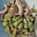 猪肚丝炒苦瓜