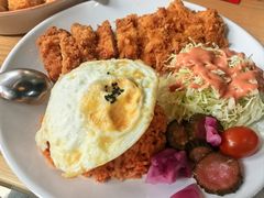 炸猪排泡菜炒饭-米笑情(韩乐坊店)