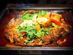 泰国酸辣烤清江鱼-探鱼·鲜青椒爽麻烤鱼(北京路天河城店)