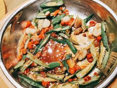 大盘养生秋葵-湘邻呷铺·田园家宴(汉基广场店)