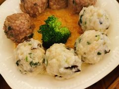 果香牛肉球拼鲮鱼球-广州逸林假日酒店·四季桃源中餐厅(白云山风景区店)