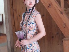 -暮晚尘香汉服旗袍