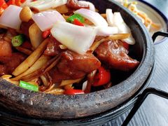 石锅山珍焗牛排-柒园·三十年创意杭帮菜(龙湖滨江天街店)