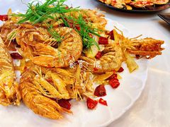 椒盐肉弹虾-覃记海鲜美食餐厅