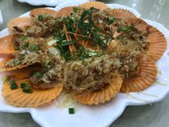 蒜蓉粉丝蒸扇贝-君港海鲜(三亚湾店)