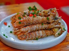 椒盐虾菇-阿静美食
