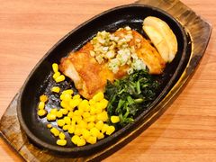 铁板蒜味鸡排-萨莉亚意式餐厅(桃浦路店)