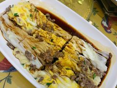 牛肉鸡蛋肠粉-芳姨广东砂锅粥(张庄路店)