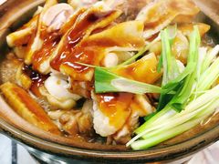 炭炉清远鸡煲-顺德公平靓正特色牛花粥(花都店)