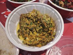 地皮菜香椿苗炒鸡蛋-大张烙馍村(泉山店)