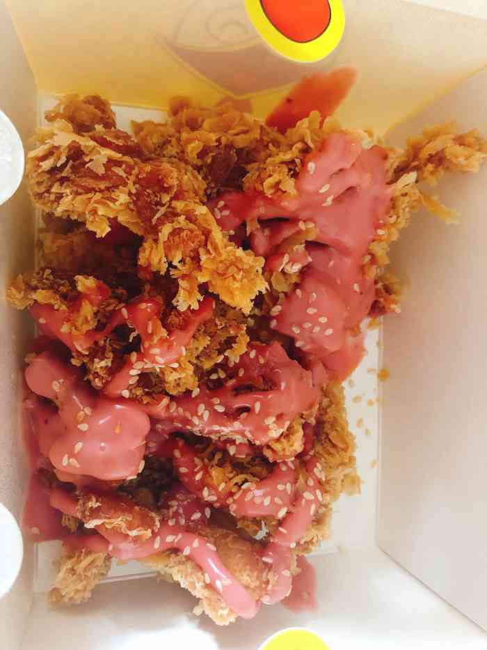 炸鸡芝士芥末 草梅 对不要被误会是 开始我以为是梅甘地瓜的那个梅子