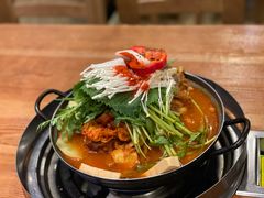 土豆排骨火锅-喇喇排骨火锅·传统韩式脊骨汤(望京西园总店)