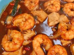 豆腐茼蒿烧虾仁-枫林饺子