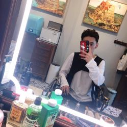 -595barbershop美式油头