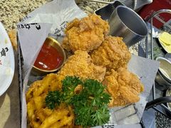 炸鸡拼盘-安又胖韩国烤肉(美罗城店)