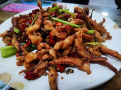干煸鱿鱼须-老七饭馆 清真菜(光荣道总店)
