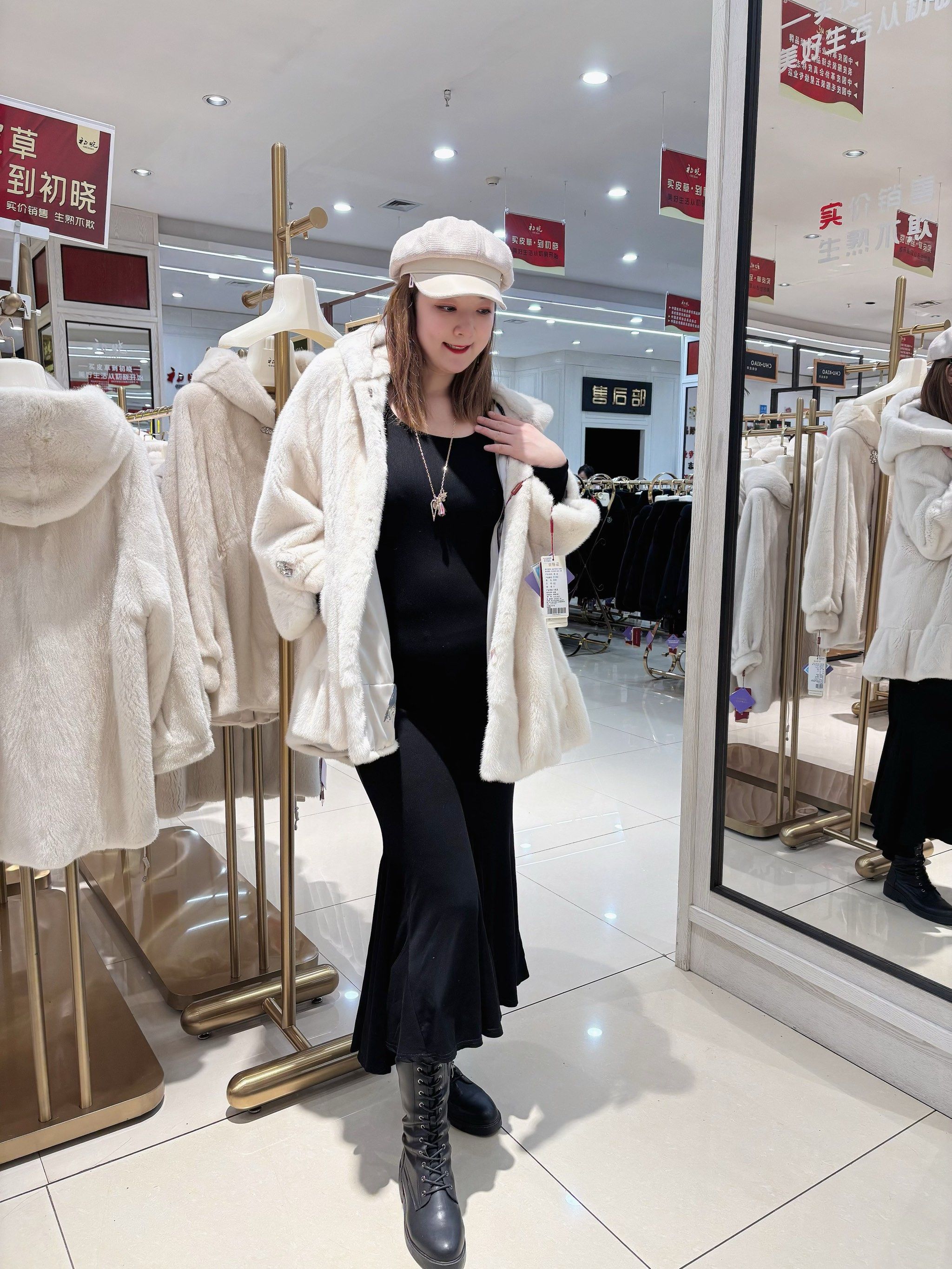 哈尔滨的冬日"皮草盛宴",我先冲为敬啦