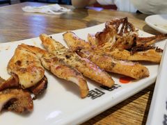 烤鱿鱼-潮庭·大连海鲜·炭火烧烤·扇贝王(大连店)