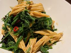 丝瓜尖拌腐竹-奉天小馆·非遗东北菜(沈阳万象城店)