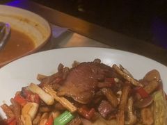 萝卜干炒腊肉-绿茶餐厅(财富购物中心店)