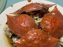 葱油梭子蟹-夏军农家乐