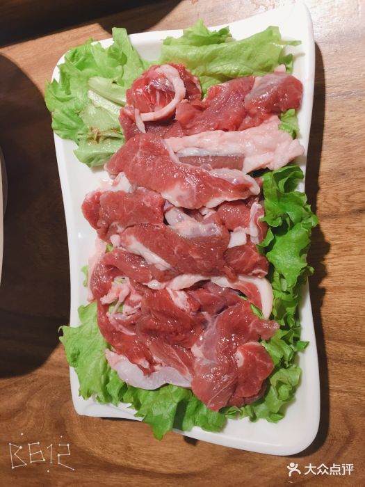 老渝头毛肚火锅(明阳路店)手切羊肉图片