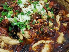 水煮肉片-洪霞餐馆