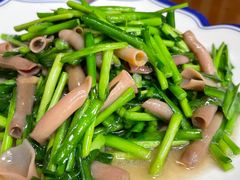 海肠韭菜-锅贴王海鲜小馆