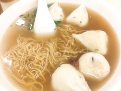 蟹粉鱼饺子拼皇帝丸面-永盈茶餐厅(中山四路店)