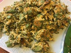刺嫩芽炒蛋-闯关东东北农家菜(崂山石老人店)