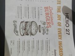 菜单-HELLO 27 意面·沙拉·帕尼尼