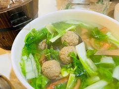 青菜圆子汤-蒲氏烤鸭(百寿路店)