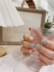 -手牵手美甲