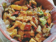 香辣鸡肉饭-胖哥料理(兴义里店)