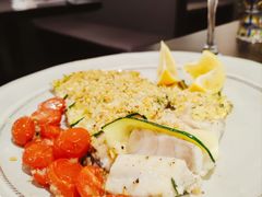 西葫芦海鲈鱼-Osteria意大利餐厅
