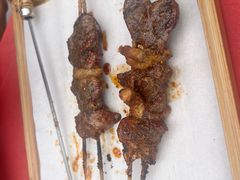 -劳动公园新疆人烤腰子