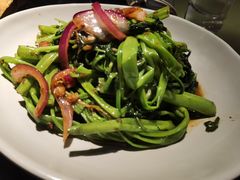 马拉盏炒通菜-大头虾越式风味餐厅(光明广场店)