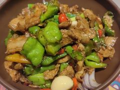 辣椒炒土猪肉-胡记德源粉·湖南菜(双安店)