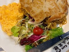 猪扒滑蛋印尼捞面-旺记冰室(九龙中心大厦店)