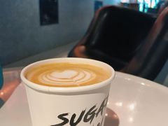 拿铁-sugarman espresso素饮糖人高新咖啡工厂