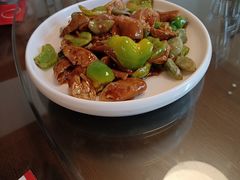 腊八蒜烧肥肠-张大嘴菜馆(庞各庄店)