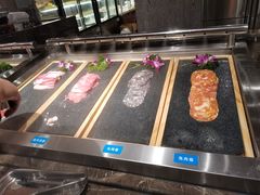 自助取餐区-韩京炭火烤肉自助料理(柯桥万达店)