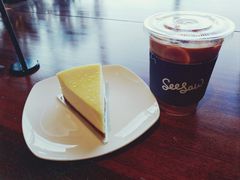 柚子芝士蛋糕-Seesaw Coffee(朝阳大悦城店)