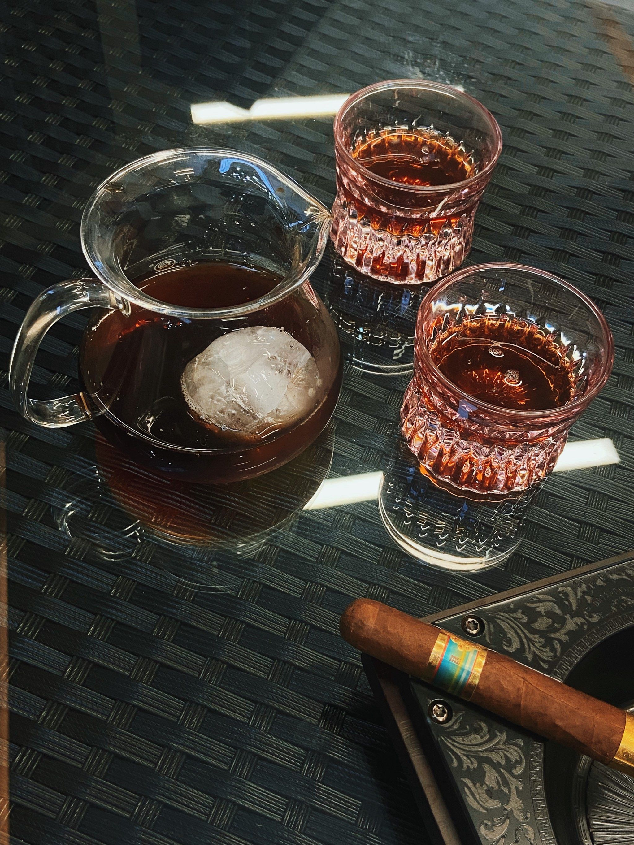 咖啡配酒配雪茄 完美