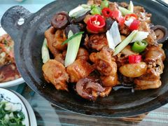 花菇土鸡干锅-自游人·美食一楼·地道徽菜(三十年名店)