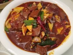 滇式菌菇烧鸭血-云腾食府·云南菜