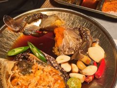 -草家酱蟹炭火烤肉店(珲春南路一店)