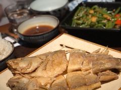 煎焗海鲈一夜情-上楼私房菜(院士路店)
