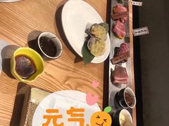 M9和牛长盛拼盘（湿式熟成）-赤坂亭·M9和牛烧肉·铁板烧(合肥万象城店)