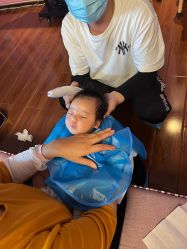 -慧婴轩婴儿理胎发胎毛笔胎毛画手足印(通州店)